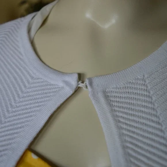 Chico's Travelers Cardigan Ribbed Fringe Cover up Jacket Quick Dry Wrinkle Free - Picture 3 of 10